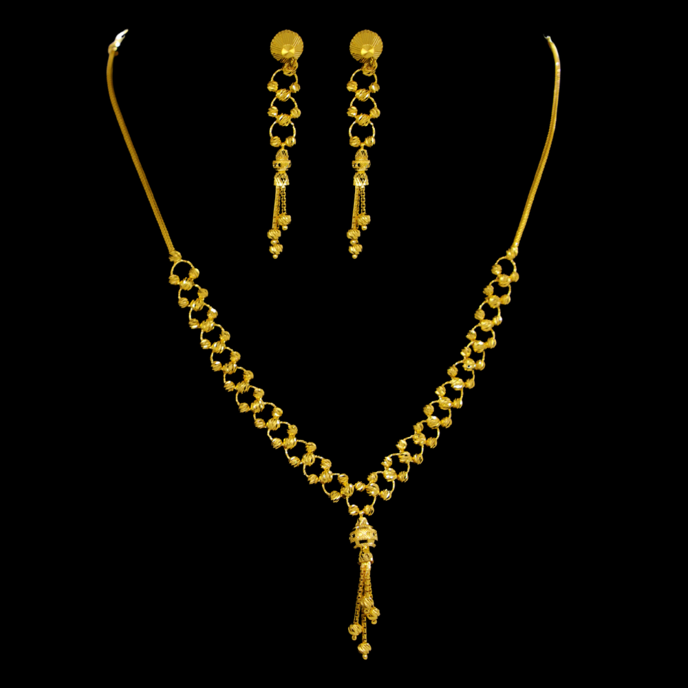 22K Gold Necklace Set